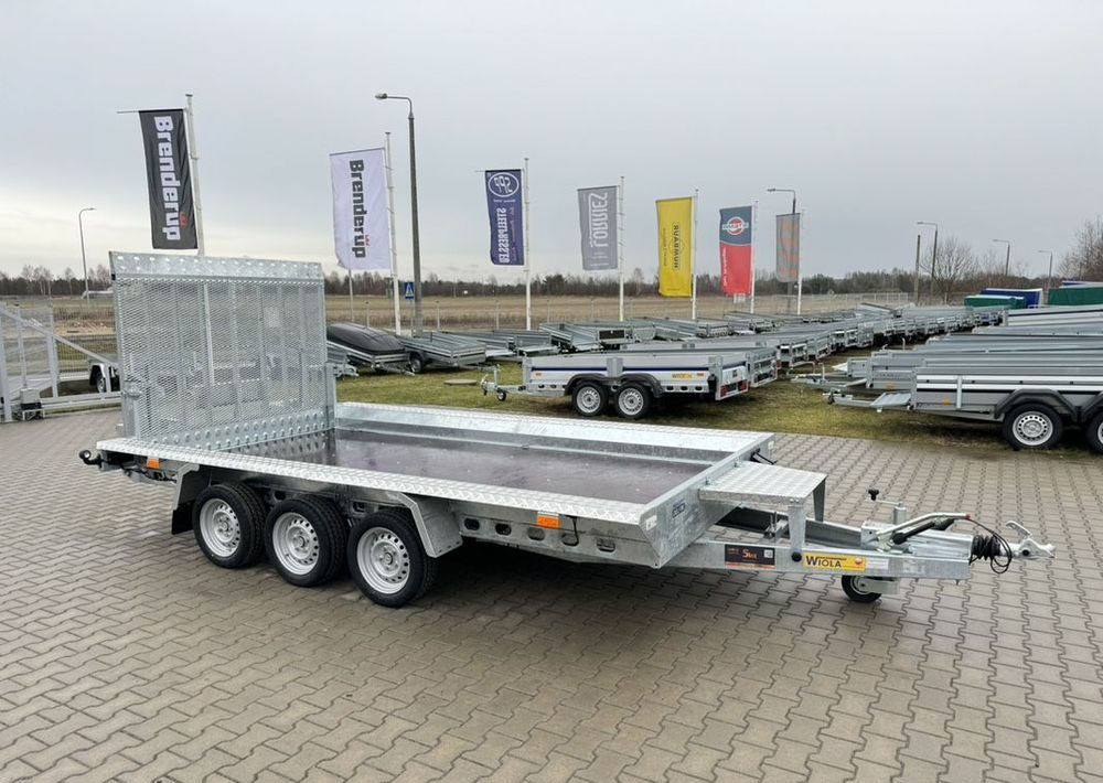 WIOLA B3540 MAX - 400 x 170 cm | 2546kg ładowności | trap stalowy | 3-osiowa budowlanka - Remolque porta maquinaria: foto 1 WIOLA B3540 MAX - 400 x 170 cm | 2546kg ładowności | trap stalowy | 3-osiowa budowlanka - Remolque porta maquinaria: foto 1