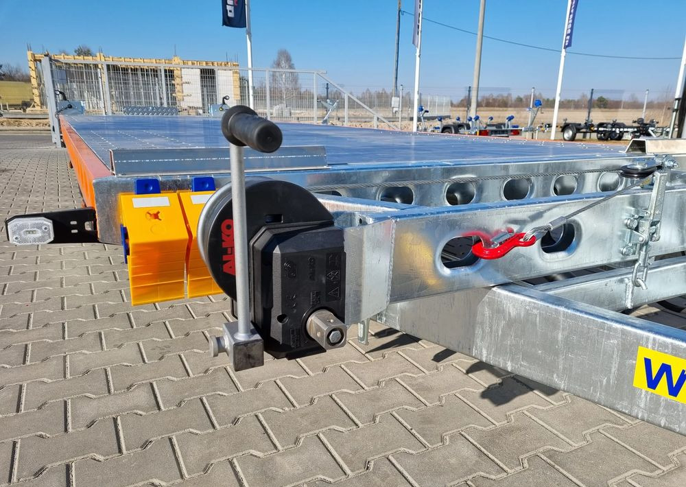 Remolque portavehículos nuevo WIOLA L35G65P hydraulic lifting 650x216 cm 3.5T GVW for vans trucks: foto 13