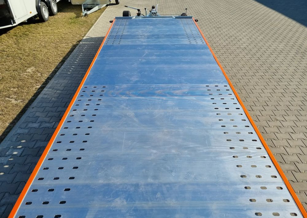 Remolque portavehículos nuevo WIOLA L35G65P hydraulic lifting 650x216 cm 3.5T GVW for vans trucks: foto 8