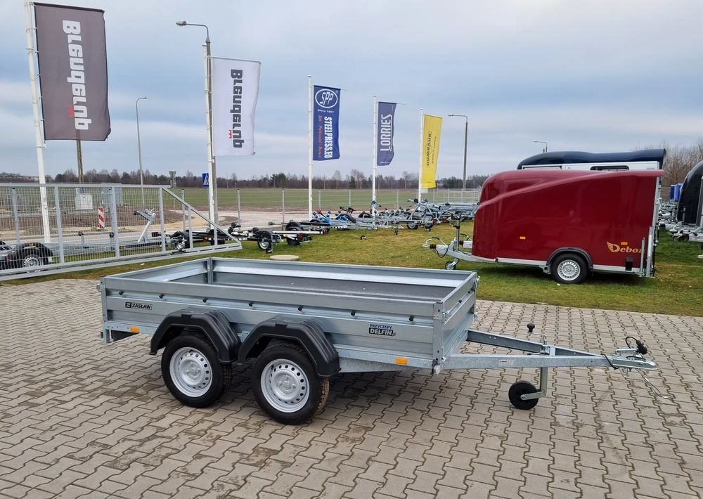 ZASŁAW 265T | 265 x 132 / 750 kg/ 2 osie / lekka przyczepa skrzyniowa - Remolque plataforma/ Caja abierta: foto 1 ZASŁAW 265T | 265 x 132 / 750 kg/ 2 osie / lekka przyczepa skrzyniowa - Remolque plataforma/ Caja abierta: foto 1