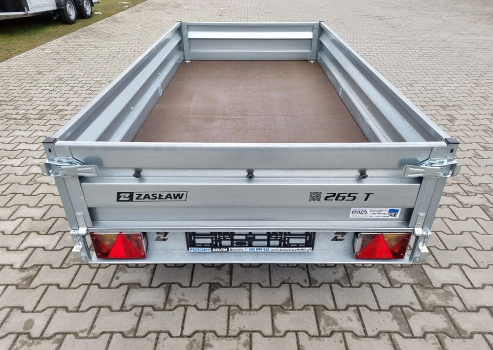 ZASŁAW 265T | 265 x 132 / 750 kg/ 2 osie / lekka przyczepa skrzyniowa - Remolque plataforma/ Caja abierta: foto 5 ZASŁAW 265T | 265 x 132 / 750 kg/ 2 osie / lekka przyczepa skrzyniowa - Remolque plataforma/ Caja abierta: foto 5