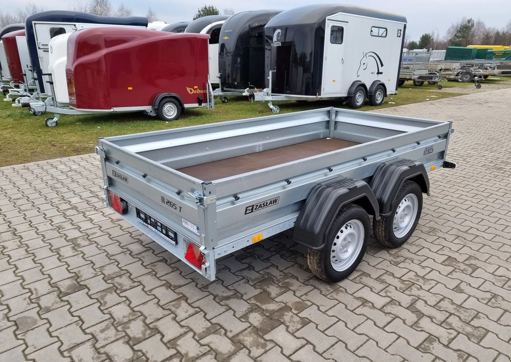 ZASŁAW 265T | 265 x 132 / 750 kg/ 2 osie / lekka przyczepa skrzyniowa - Remolque plataforma/ Caja abierta: foto 4 ZASŁAW 265T | 265 x 132 / 750 kg/ 2 osie / lekka przyczepa skrzyniowa - Remolque plataforma/ Caja abierta: foto 4