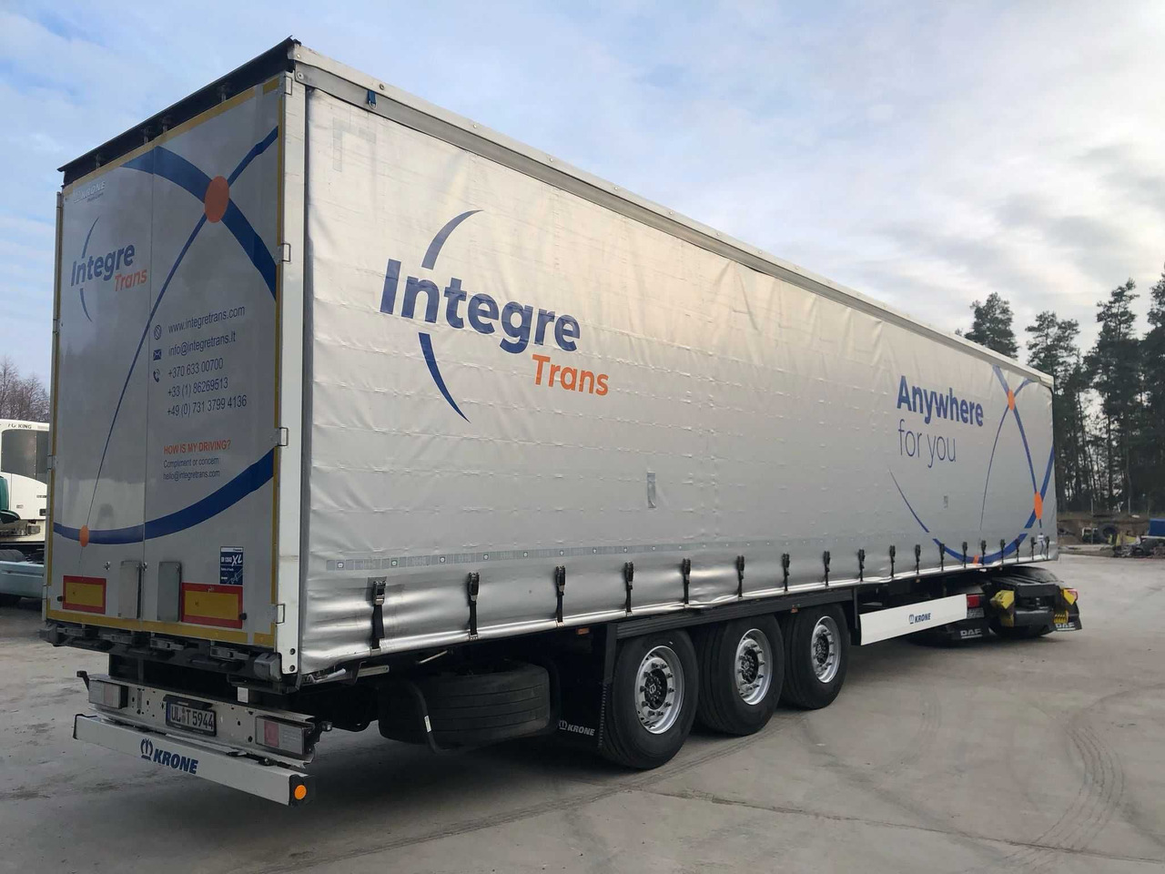 Krone 2023 rok, 93 m3,waga 6200 kg,Certyfikat XL, Multilock, z Niemiec - Semirremolque lona: foto 3 Krone 2023 rok, 93 m3,waga 6200 kg,Certyfikat XL, Multilock, z Niemiec - Semirremolque lona: foto 3