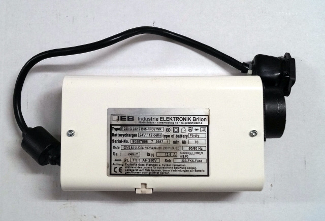 Acumulador para Equipo de manutención IEB 90587858 | IEB charger EFG 230 G 24/12 B65-FP02 WR 24V12,6A 220V 50/60Hz fro: foto 1