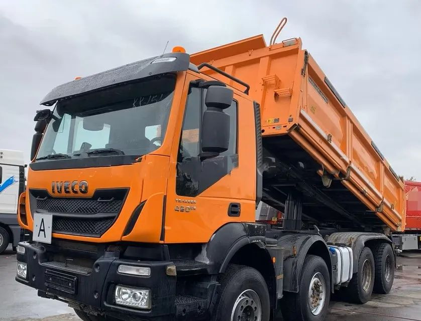 Iveco Trakker 450 E6 / BB/ 8x4 / Wywrotka Meiller 3-stronna / Bordmatik / Automat / Retarder - Camión volquete: foto 1 Iveco Trakker 450 E6 / BB/ 8x4 / Wywrotka Meiller 3-stronna / Bordmatik / Automat / Retarder - Camión volquete: foto 1