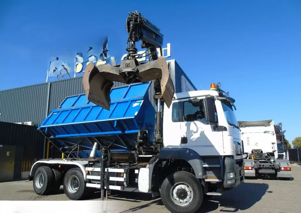 MAN TGS 26.400 6x6 – Wywrotka 3-stronna Meiller + Żuraw HIAB 166 E3 HIPRO – 429.222 km – Euro 4 - Camión volquete, Camión grúa: foto 3 MAN TGS 26.400 6x6 – Wywrotka 3-stronna Meiller + Żuraw HIAB 166 E3 HIPRO – 429.222 km – Euro 4 - Camión volquete, Camión grúa: foto 3