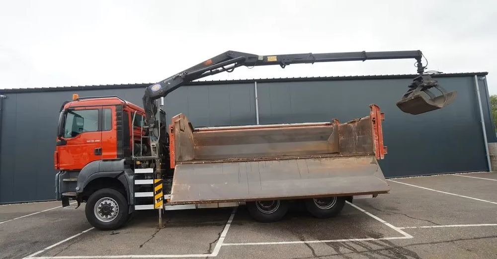 MAN TGS 28.400 / 6x6 / WYWROTKA 2-STRONNA Z HDS HMF 1643 Z2/ EURO 5 - Camión volquete: foto 5 MAN TGS 28.400 / 6x6 / WYWROTKA 2-STRONNA Z HDS HMF 1643 Z2/ EURO 5 - Camión volquete: foto 5