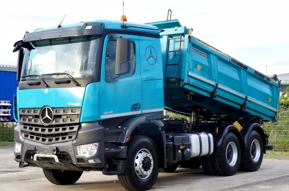 Mercedes-Benz Arocs 2648 LK | Meiller | Bormatik | Euro 6c |Trójstronny wywrot | 6x6 | - Camión volquete: foto 1 Mercedes-Benz Arocs 2648 LK | Meiller | Bormatik | Euro 6c |Trójstronny wywrot | 6x6 | - Camión volquete: foto 1