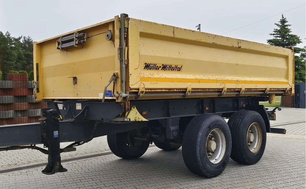 Miller Tandem R180 | Wywrotka 3-stronna | Pneumatyczne zawieszenie | Bordmatik | 2013 | Oś podnoszona - Remolque volquete: foto 1 Miller Tandem R180 | Wywrotka 3-stronna | Pneumatyczne zawieszenie | Bordmatik | 2013 | Oś podnoszona - Remolque volquete: foto 1