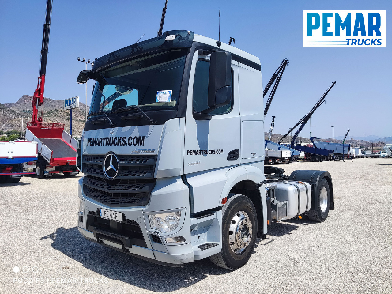 MERCEDES-BENZ ACTROS 1845 TRACTORA EQUIPO HIDRAULICO - Cabeza tractora: foto 1 MERCEDES-BENZ ACTROS 1845 TRACTORA EQUIPO HIDRAULICO - Cabeza tractora: foto 1