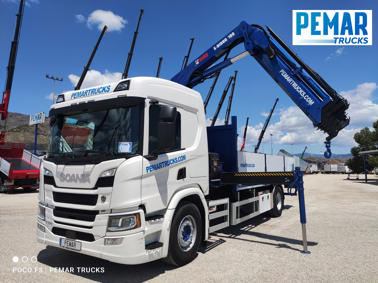 Camión grúa SCANIA P 370 GRUA CAJA FIJA 18T: foto 10