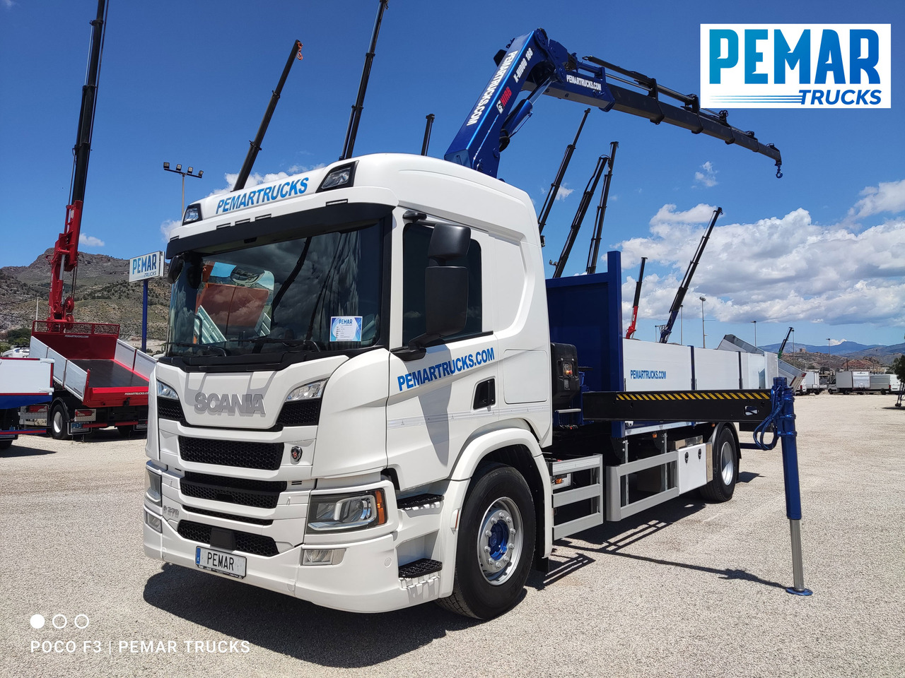 SCANIA P 370 GRUA CAJA FIJA 18T - Camión grúa: foto 1 SCANIA P 370 GRUA CAJA FIJA 18T - Camión grúa: foto 1