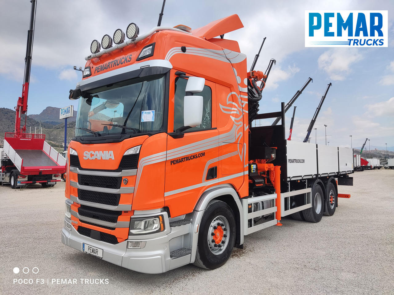 SCANIA R 540 6X2 GRUA CAJA FIJA - Camión caja abierta, Camión grúa: foto 2 SCANIA R 540 6X2 GRUA CAJA FIJA - Camión caja abierta, Camión grúa: foto 2