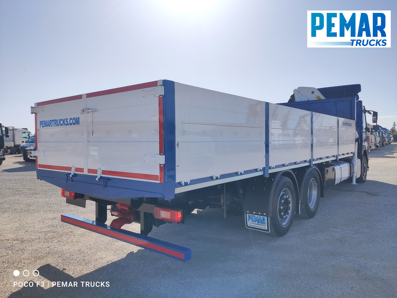 Camión caja abierta, Camión grúa VOLVO FM 450 6X2 GRUA CAJA FIJA EURO 6: foto 6