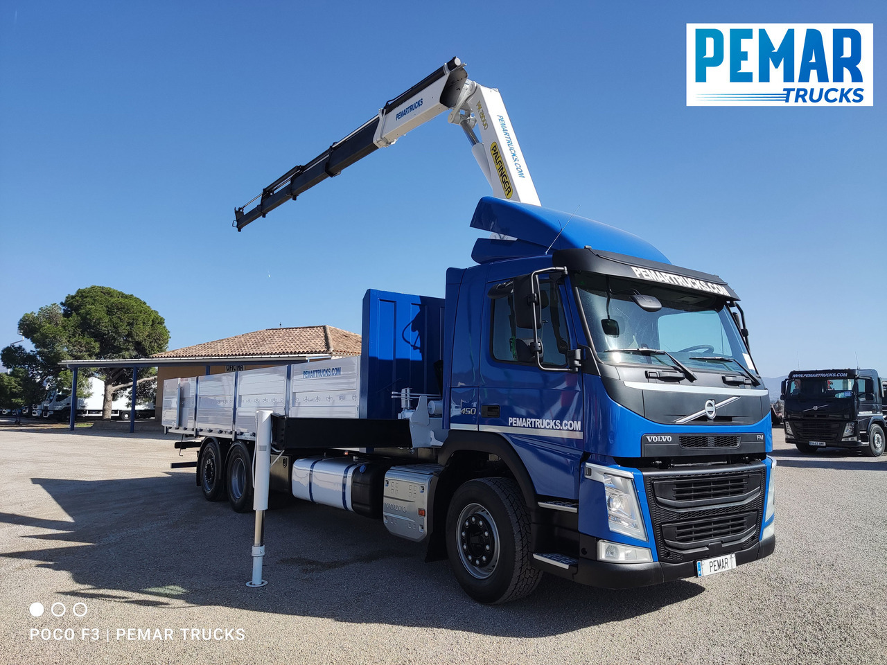 Camión caja abierta, Camión grúa VOLVO FM 450 6X2 GRUA CAJA FIJA EURO 6: foto 15