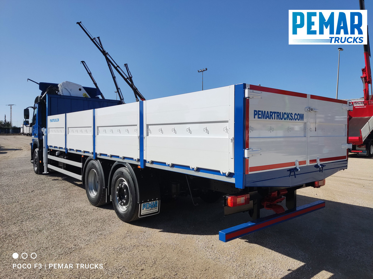 Camión caja abierta, Camión grúa VOLVO FM 450 6X2 GRUA CAJA FIJA EURO 6: foto 8