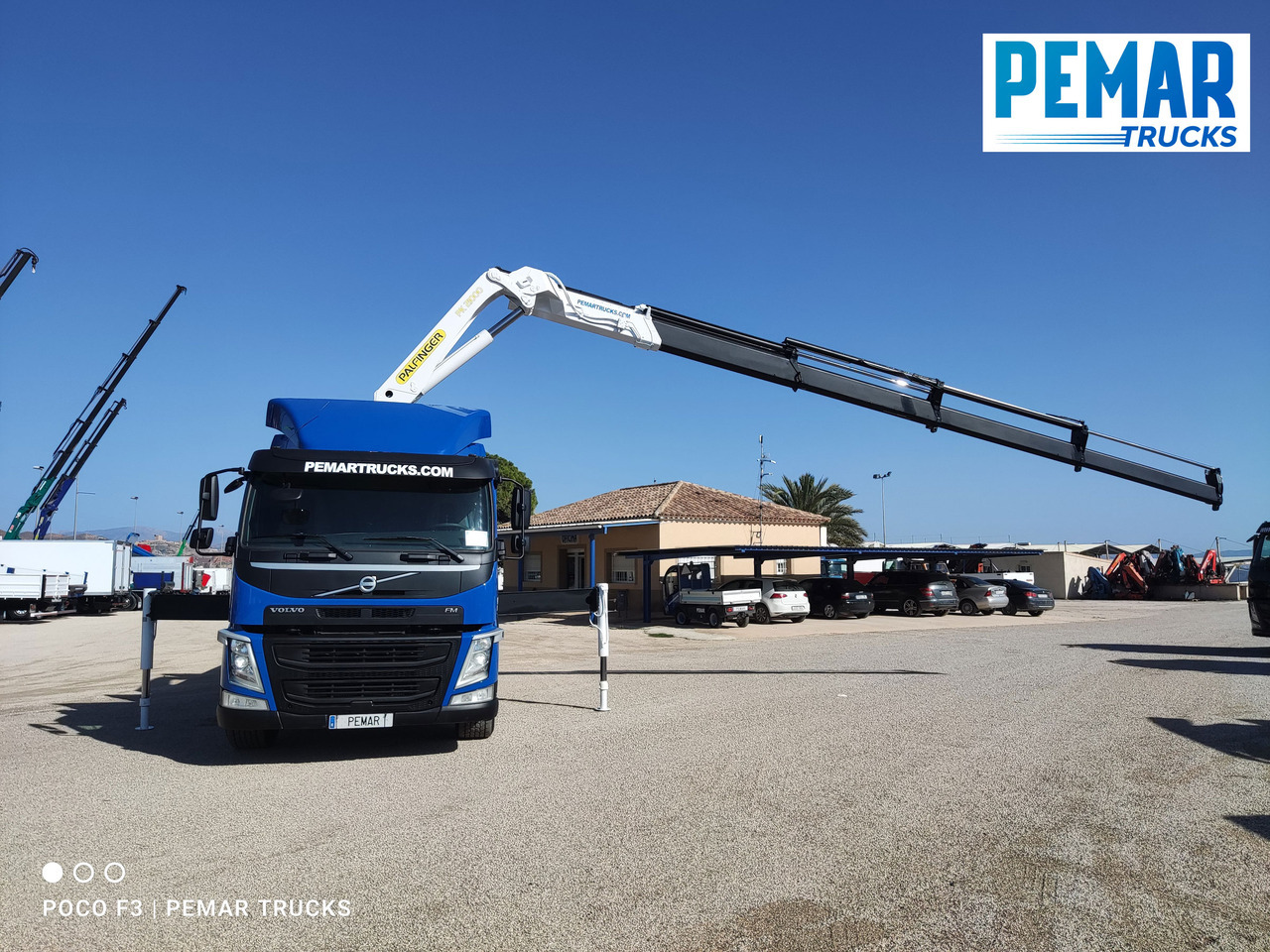 Camión caja abierta, Camión grúa VOLVO FM 450 6X2 GRUA CAJA FIJA EURO 6: foto 19