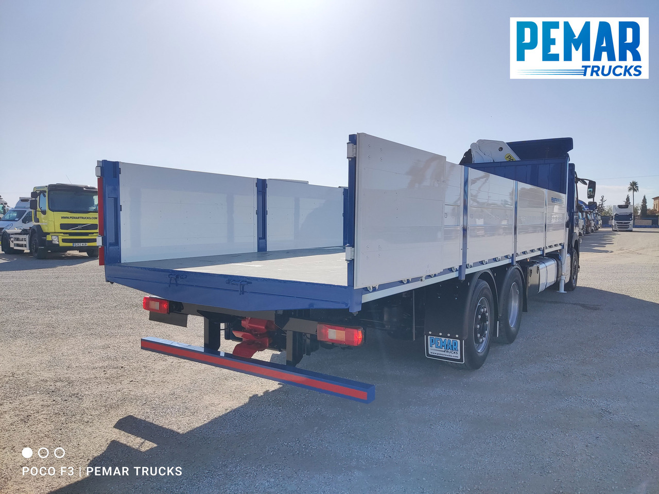 Camión caja abierta, Camión grúa VOLVO FM 450 6X2 GRUA CAJA FIJA EURO 6: foto 12