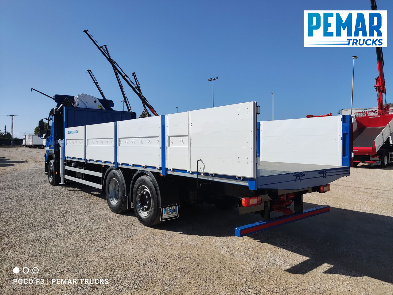 Camión caja abierta, Camión grúa VOLVO FM 450 6X2 GRUA CAJA FIJA EURO 6: foto 10