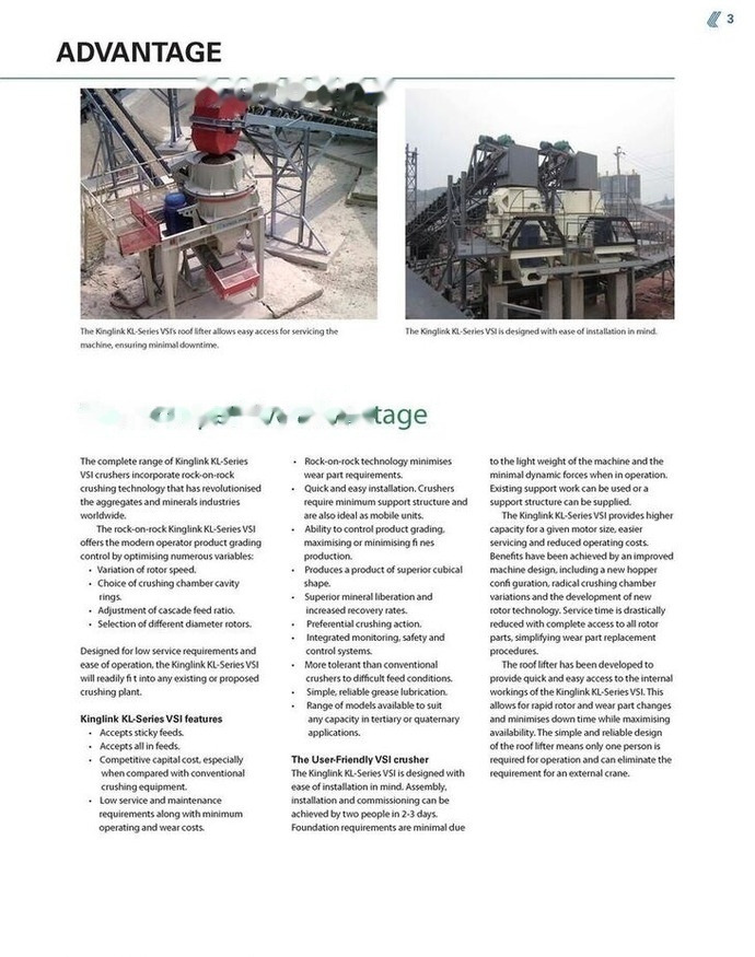 Kinglink VSI Crusher KL8 for making sand and aggregate shaping - Trituradora de impacto: foto 5 Kinglink VSI Crusher KL8 for making sand and aggregate shaping - Trituradora de impacto: foto 5