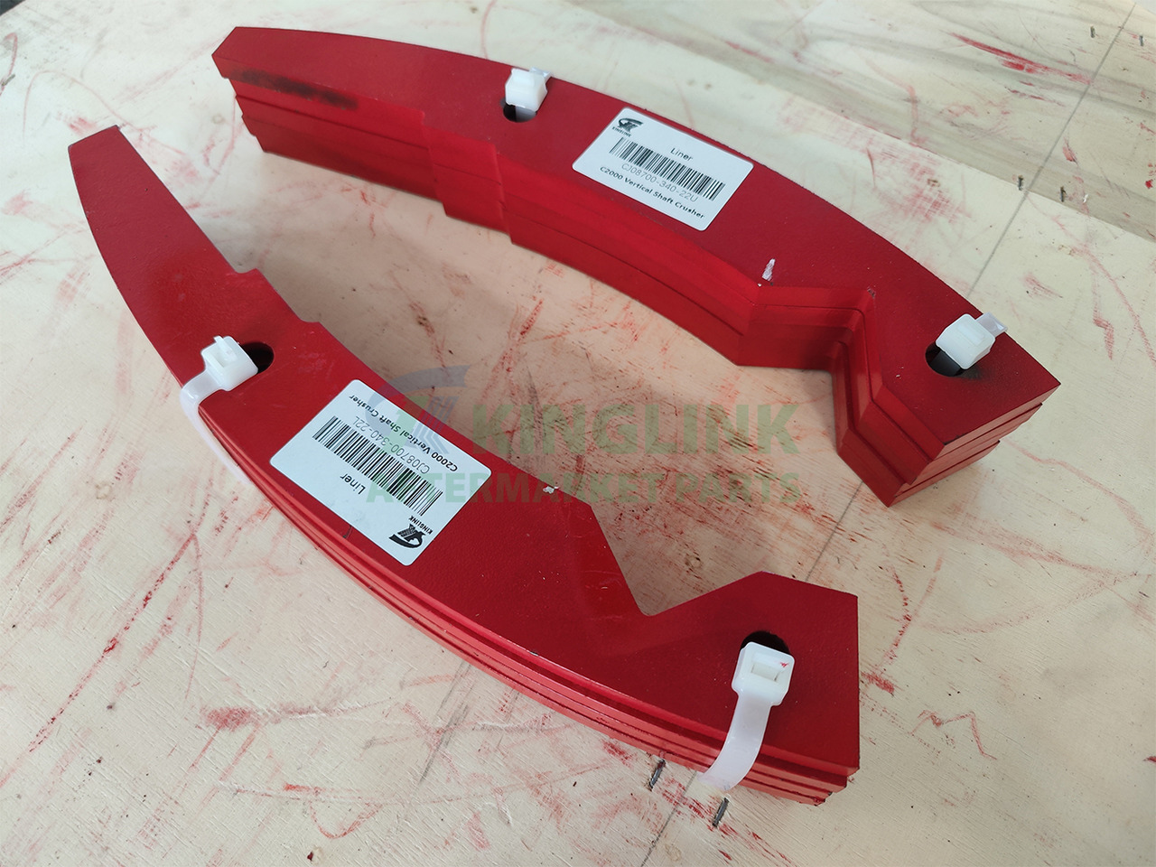 KINGLINK VSI Crusher Spare Parts Liner Cj08700-340-22u Cj08700-340-22L for Terex Canica2000dd 2000SD - Recambio para Maquinaria de construcción: foto 2 KINGLINK VSI Crusher Spare Parts Liner Cj08700-340-22u Cj08700-340-22L for Terex Canica2000dd 2000SD - Recambio para Maquinaria de construcción: foto 2