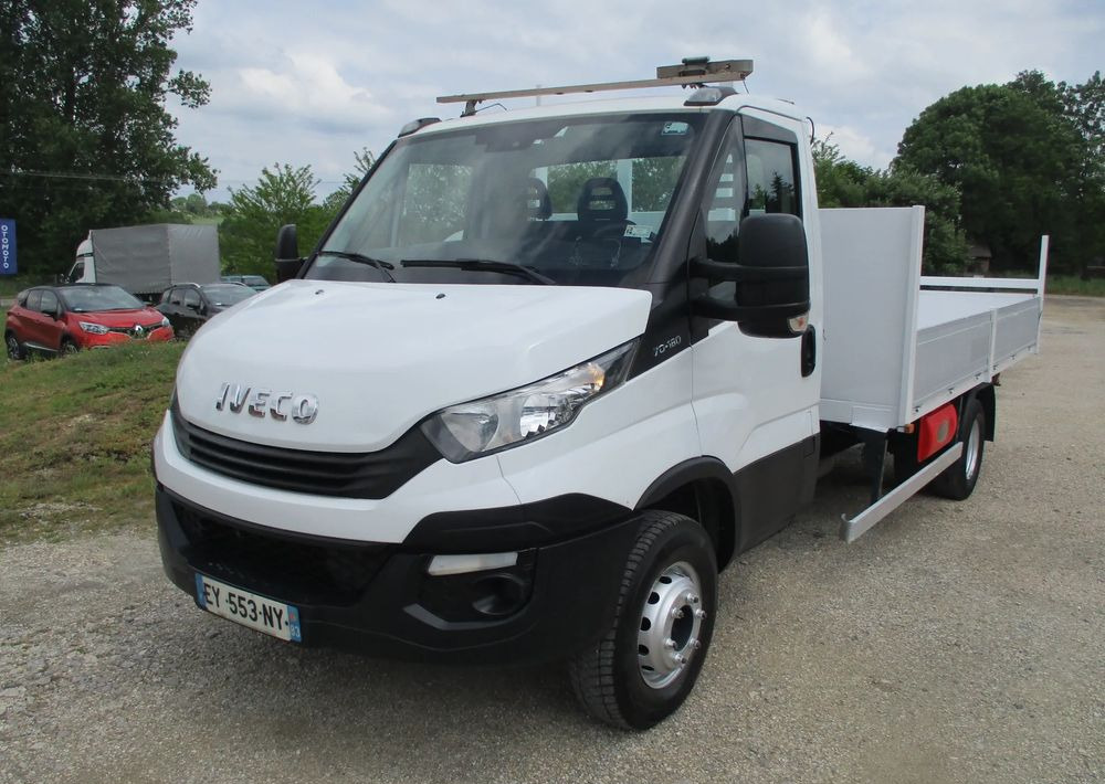 Iveco Daily 3.0 na bliźniaku 70C18 skrzynia, laweta, rama, HDS, 70-180 kiper - Camión caja abierta: foto 1 Iveco Daily 3.0 na bliźniaku 70C18 skrzynia, laweta, rama, HDS, 70-180 kiper - Camión caja abierta: foto 1