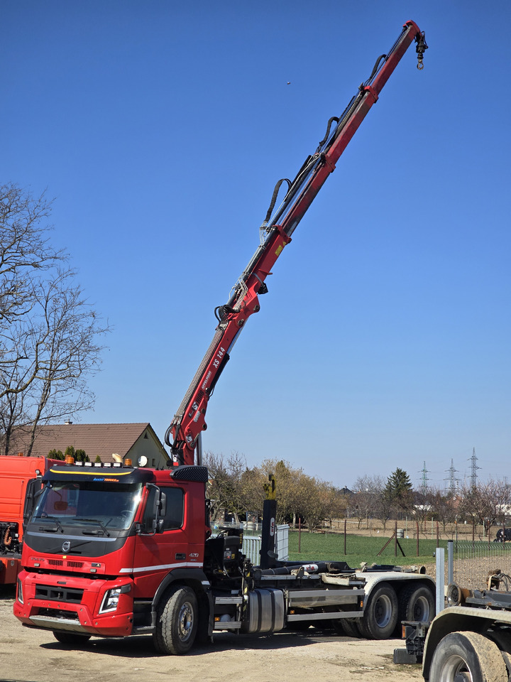 Camión multibasculante, Camión grúa VOLVO FMX 420 6X4 / HIAB 144B-hiduo / hook system: foto 6