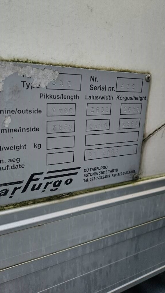 Scania P94 kokosivuaukeva kori+pl-nostin  - Camión caja cerrada: foto 4 Scania P94 kokosivuaukeva kori+pl-nostin  - Camión caja cerrada: foto 4