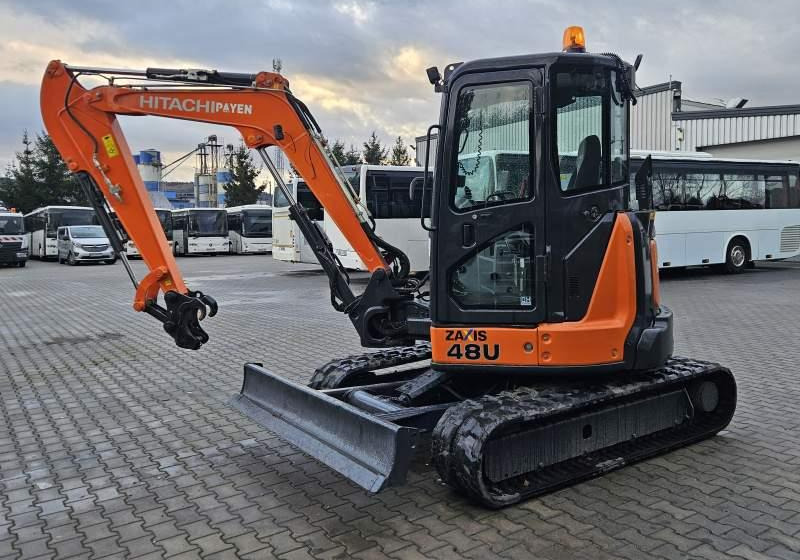 Hitachi ZX48U-5A CLR / 3 ŁYŻKI / SPROWADZONA / 2 300 MTH - Excavadora de cadenas: foto 1 Hitachi ZX48U-5A CLR / 3 ŁYŻKI / SPROWADZONA / 2 300 MTH - Excavadora de cadenas: foto 1