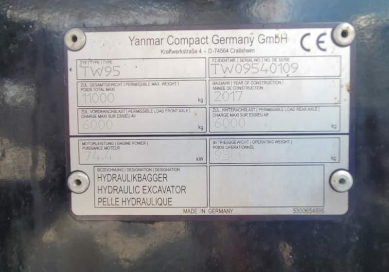 Schaeff TW95 / SPROWADZONA Z FRANCJI/ 6 500 MTH - Excavadora de ruedas: foto 2 Schaeff TW95 / SPROWADZONA Z FRANCJI/ 6 500 MTH - Excavadora de ruedas: foto 2