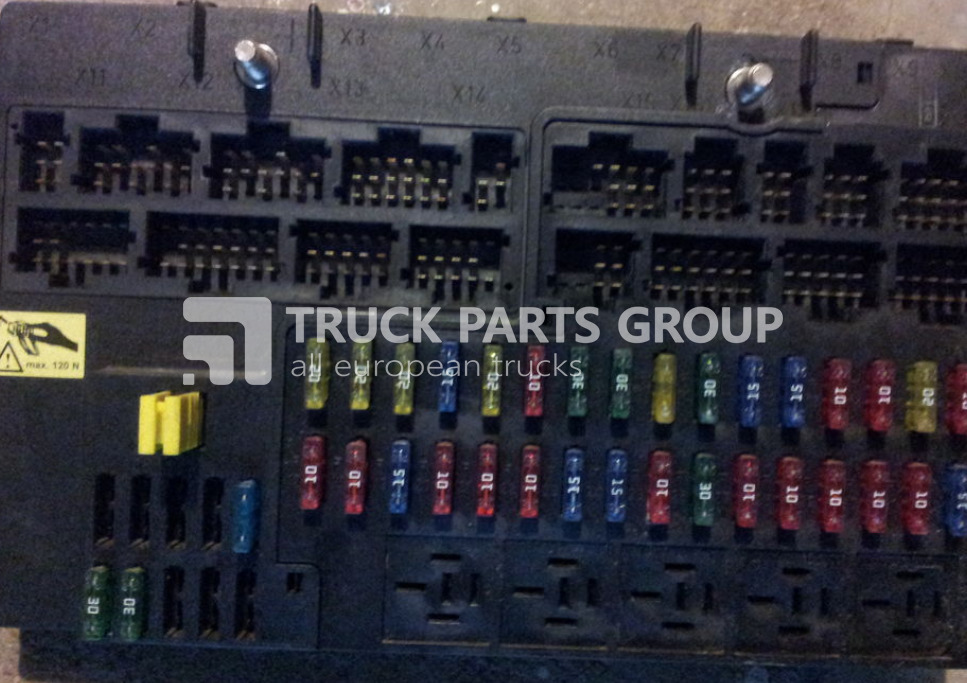 MERCEDES-BENZ Actros MP2, MP3 GM unit, Grundmodul, Fuse box, central electric fuse block - Fusible para Camión: foto 1 MERCEDES-BENZ Actros MP2, MP3 GM unit, Grundmodul, Fuse box, central electric fuse block - Fusible para Camión: foto 1