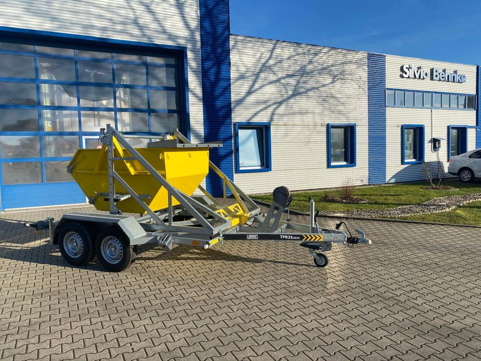 Lorries Kabelanhänger mit Baucontainer 3500KG *INKL.19% MWST*SOFORT VERFÜGBAR!* - Remolque portabobinas: foto 1 Lorries Kabelanhänger mit Baucontainer 3500KG *INKL.19% MWST*SOFORT VERFÜGBAR!* - Remolque portabobinas: foto 1