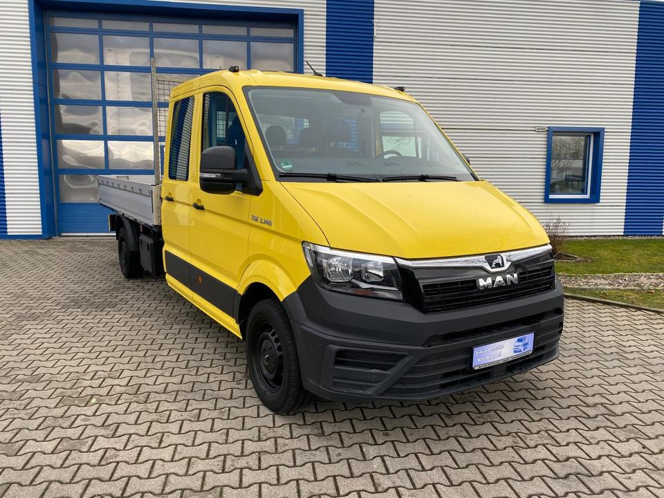 MAN TGE 3.140 Doka Pritsche Lang *STANDHZG* AHK*HECKANTRIEB*1.HAND*INKL.19% MWST*SOFORT!* - Furgoneta caja abierta, Furgoneta combi: foto 2 MAN TGE 3.140 Doka Pritsche Lang *STANDHZG* AHK*HECKANTRIEB*1.HAND*INKL.19% MWST*SOFORT!* - Furgoneta caja abierta, Furgoneta combi: foto 2