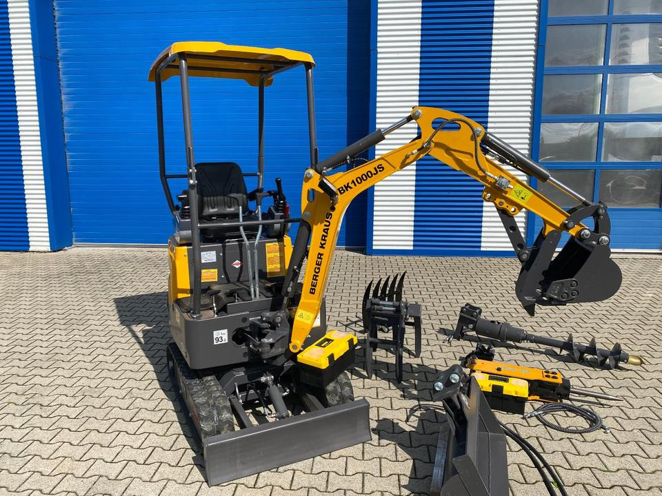 Miniexcavadora Minibagger BK1000JS inkl. großem Zubehörpaket *HERBSTAKTION*INKL.19% MWST*BERGER KRAUS*SOFORT!*: foto 17