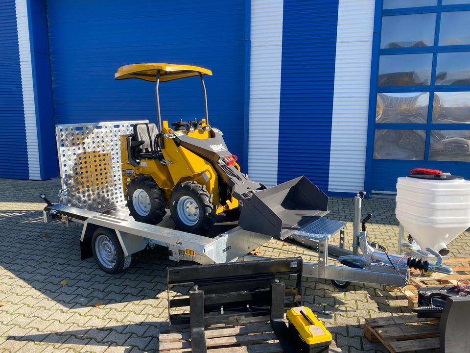 Radlader/Mini-Radlader BK360SW inkl. Tieflader und Winter-Komplettpaket *INKL.19% MWST*BERGER KRAUS*B&S MOTOR*SOFORT!* - Cargadora articulada, Remolque: foto 4 Radlader/Mini-Radlader BK360SW inkl. Tieflader und Winter-Komplettpaket *INKL.19% MWST*BERGER KRAUS*B&S MOTOR*SOFORT!* - Cargadora articulada, Remolque: foto 4
