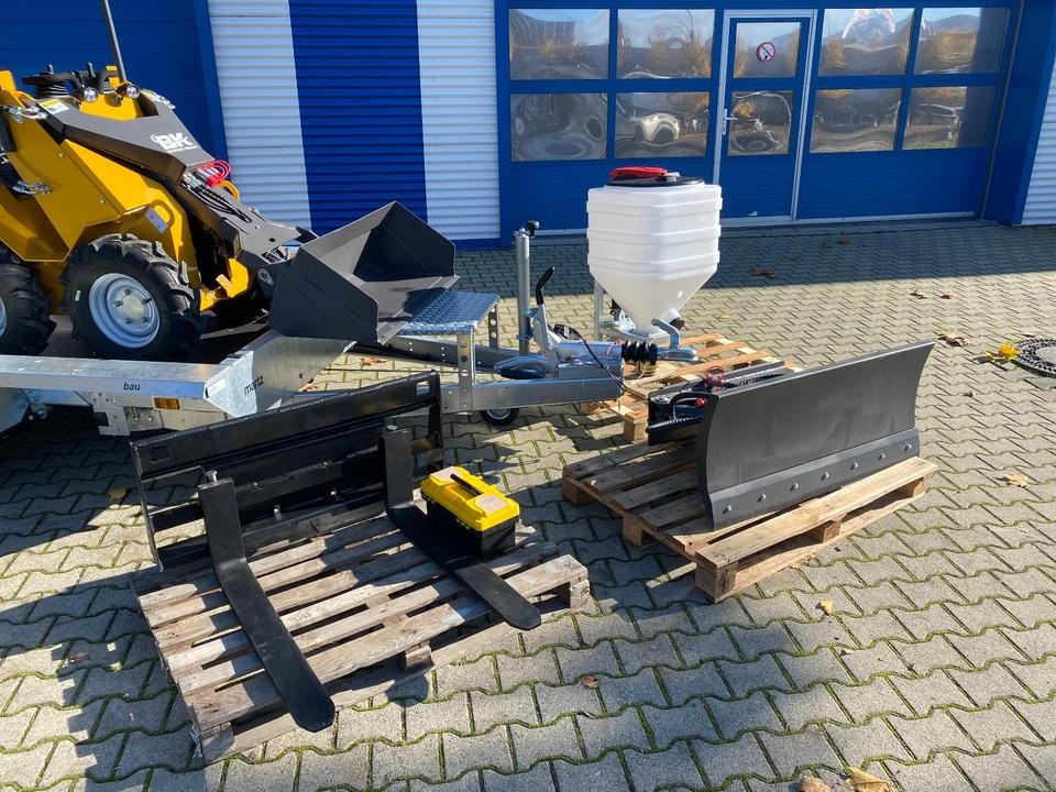 Radlader/Mini-Radlader BK360SW inkl. Tieflader und Winter-Komplettpaket *INKL.19% MWST*BERGER KRAUS*B&S MOTOR*SOFORT!* - Cargadora articulada, Remolque: foto 3 Radlader/Mini-Radlader BK360SW inkl. Tieflader und Winter-Komplettpaket *INKL.19% MWST*BERGER KRAUS*B&S MOTOR*SOFORT!* - Cargadora articulada, Remolque: foto 3