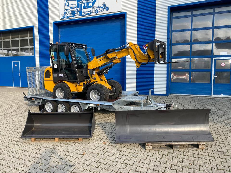 Teleskoplader/Radlader BK810T inkl. Tieflader und Schneeschild *INKL.19% MWST*BERGER KRAUS*KUBOTA*EURO*CE* - Cargadora articulada, Remolque: foto 1 Teleskoplader/Radlader BK810T inkl. Tieflader und Schneeschild *INKL.19% MWST*BERGER KRAUS*KUBOTA*EURO*CE* - Cargadora articulada, Remolque: foto 1