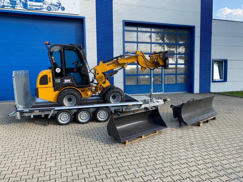 Teleskoplader/Radlader BK810T inkl. Tieflader und Schneeschild *INKL.19% MWST*BERGER KRAUS*KUBOTA*EURO*CE* - Cargadora articulada, Remolque: foto 3 Teleskoplader/Radlader BK810T inkl. Tieflader und Schneeschild *INKL.19% MWST*BERGER KRAUS*KUBOTA*EURO*CE* - Cargadora articulada, Remolque: foto 3