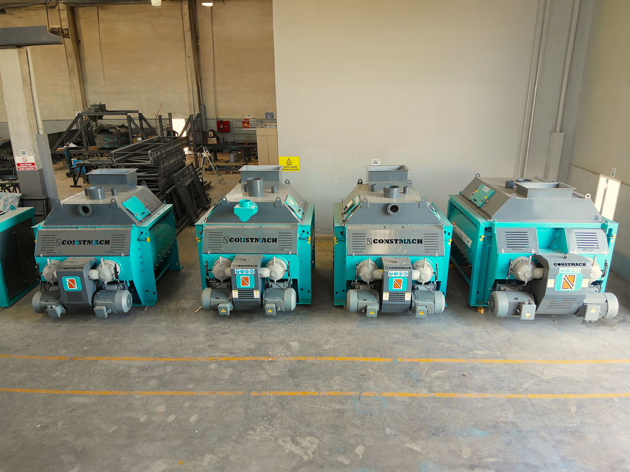 Constmach Double Shaft Concrete Mixer (Paddle Mixer) - Hormigonera: foto 4 Constmach Double Shaft Concrete Mixer (Paddle Mixer) - Hormigonera: foto 4