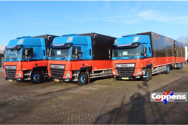 DAF CF 410 DAF CF 410 Bakwagen+Trailer 2x DHollandia 2000kg 6 stuks in voorraad!! - Camión caja cerrada: foto 1 DAF CF 410 DAF CF 410 Bakwagen+Trailer 2x DHollandia 2000kg 6 stuks in voorraad!! - Camión caja cerrada: foto 1