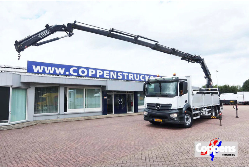 Mercedes-Benz ANTOS 2830 Kraanwagen open Laadbak Fassi F295 + FLY-JIB - Camión grúa: foto 1 Mercedes-Benz ANTOS 2830 Kraanwagen open Laadbak Fassi F295 + FLY-JIB - Camión grúa: foto 1