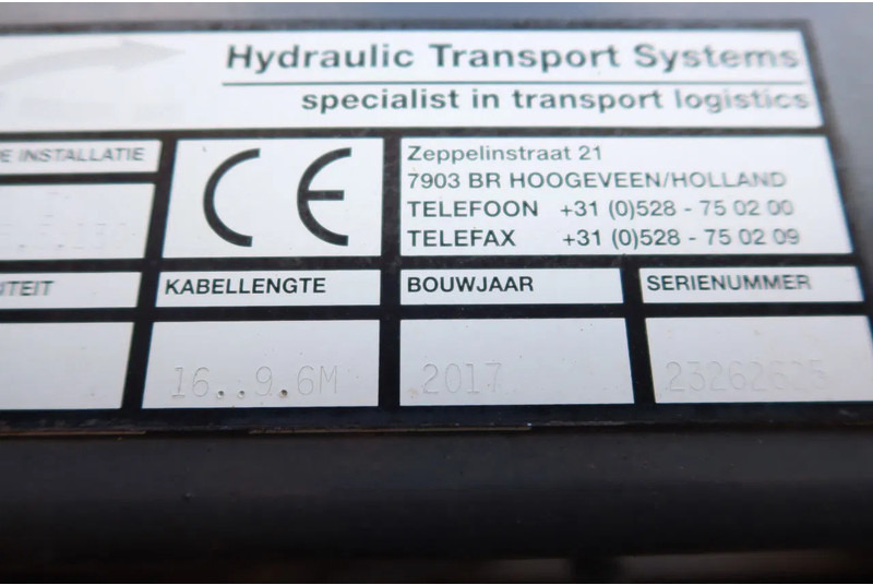 Volvo FE 280 Container / Kabelsysteem H.T.S Kabel, 15 ton, 575 cm 6 Cilinder - Camión con equipo de cable: foto 5 Volvo FE 280 Container / Kabelsysteem H.T.S Kabel, 15 ton, 575 cm 6 Cilinder - Camión con equipo de cable: foto 5