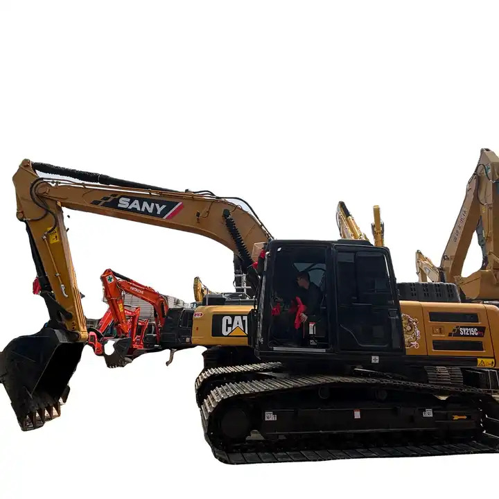 Factory Direct Sale Sany 215C Pro Excavator Machine 20ton SANY 215 SY215 SY215C SY215H Used Excavators in Shanghai - Excavadora: foto 1 Factory Direct Sale Sany 215C Pro Excavator Machine 20ton SANY 215 SY215 SY215C SY215H Used Excavators in Shanghai - Excavadora: foto 1