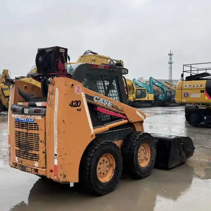 Minicargadora Used Case 420 Backhoe Loader Used Skid Steer Loader CASE 430 CASE 440: foto 6