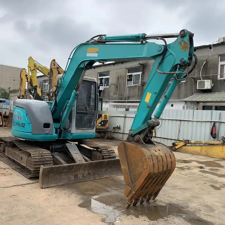 Used hydraulic Crawler Excavator Excavator Machine 7 Ton Kobelco SK75 Excavator good construction machinery for sale - Miniexcavadora: foto 1 Used hydraulic Crawler Excavator Excavator Machine 7 Ton Kobelco SK75 Excavator good construction machinery for sale - Miniexcavadora: foto 1