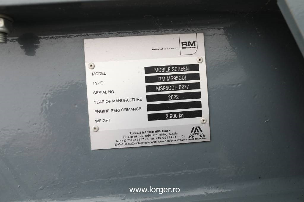 Trituradora móvil Rubble Master RM 90 GO! With Mobile Screener RM MS95GO: foto 19