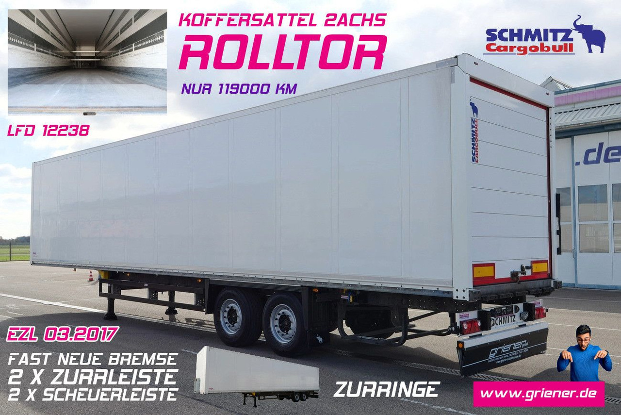 Schmitz Cargobull SKO 18 / ROLLTOR / ZURRLEISTE /ZURRINGE TOP !!!! - Semirremolque caja cerrada: foto 1 Schmitz Cargobull SKO 18 / ROLLTOR / ZURRLEISTE /ZURRINGE TOP !!!! - Semirremolque caja cerrada: foto 1