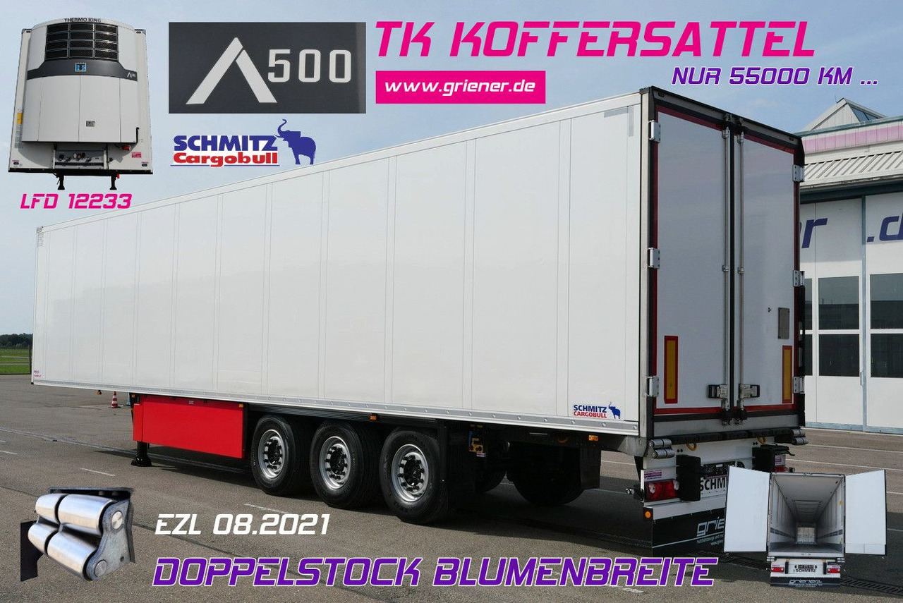 Schmitz Cargobull SKO 24/DOPPELSTOCK BLUMEN TK A500 DRP FP 45 - Semirremolque frigorífico: foto 1 Schmitz Cargobull SKO 24/DOPPELSTOCK BLUMEN TK A500 DRP FP 45 - Semirremolque frigorífico: foto 1
