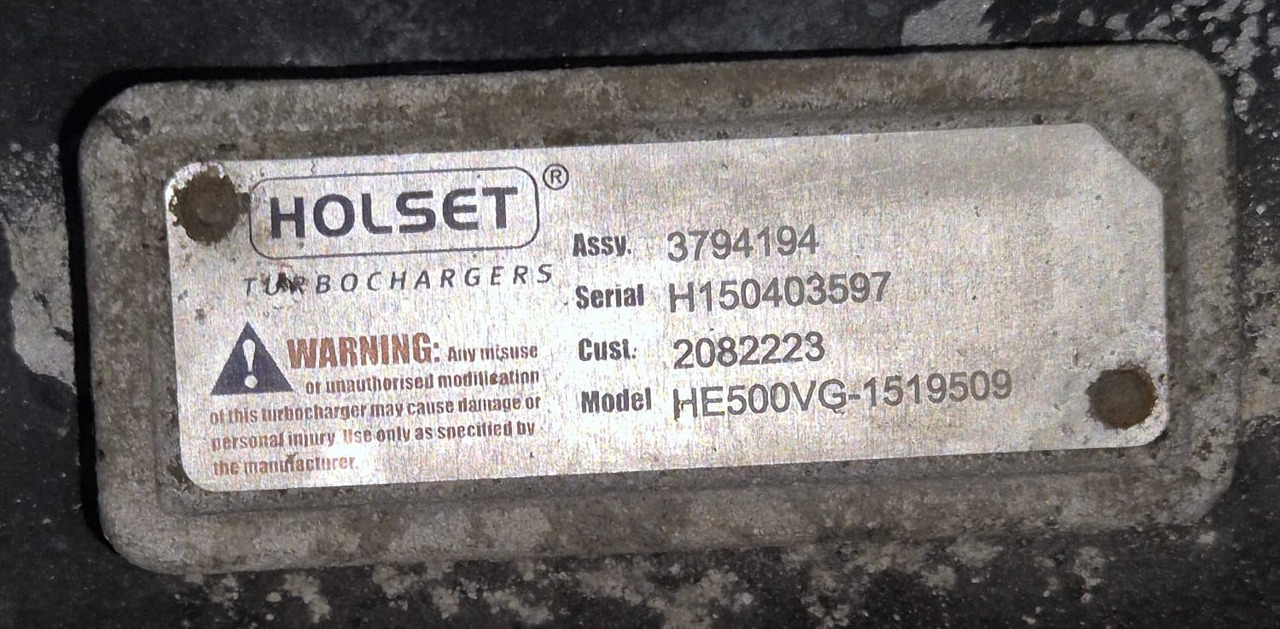 TURBOSPREZARKA SCANIA TURBINA HOLSET VTG - Recambio: foto 2 TURBOSPREZARKA SCANIA TURBINA HOLSET VTG - Recambio: foto 2