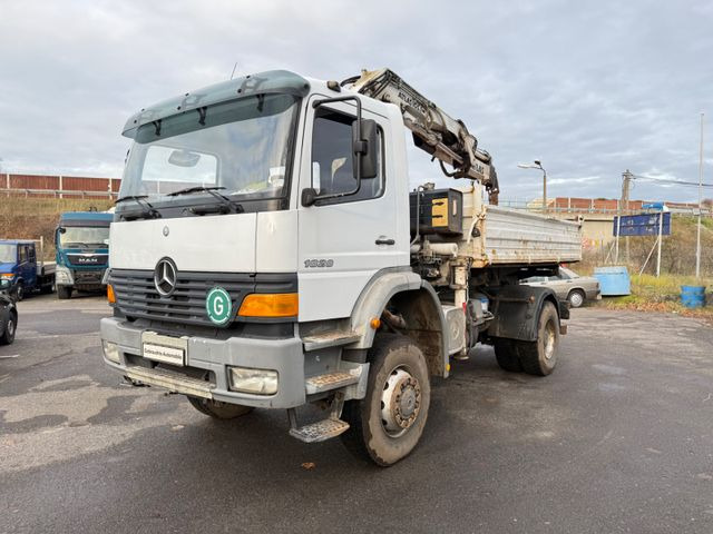 Mercedes-Benz Atego 1828 4x4 Kipper-Kran Atlas - Camión volquete, Camión grúa: foto 4 Mercedes-Benz Atego 1828 4x4 Kipper-Kran Atlas - Camión volquete, Camión grúa: foto 4
